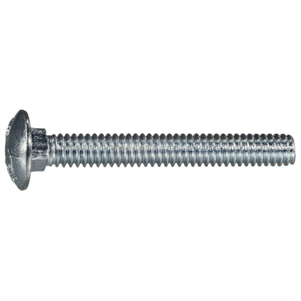 Midwest Fastener 1/4"-20 x 2" Zinc Plated Grade 5 Steel Coarse Thread Carriage Bolts 1 12PK 31785